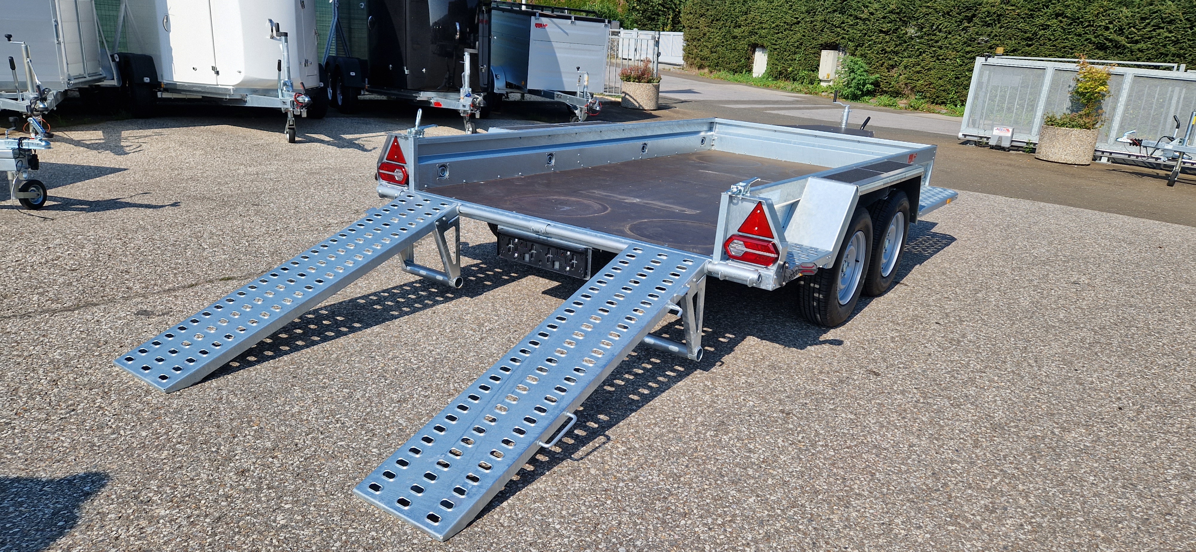 Baumaschinenanhänger, Baggeranhänger, Maschinentransporter HP 353318 T, 3500 kg 